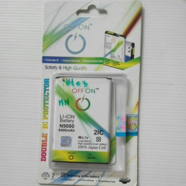 Baterai Samsung Galaxy Note 3 (N9000) Double Power