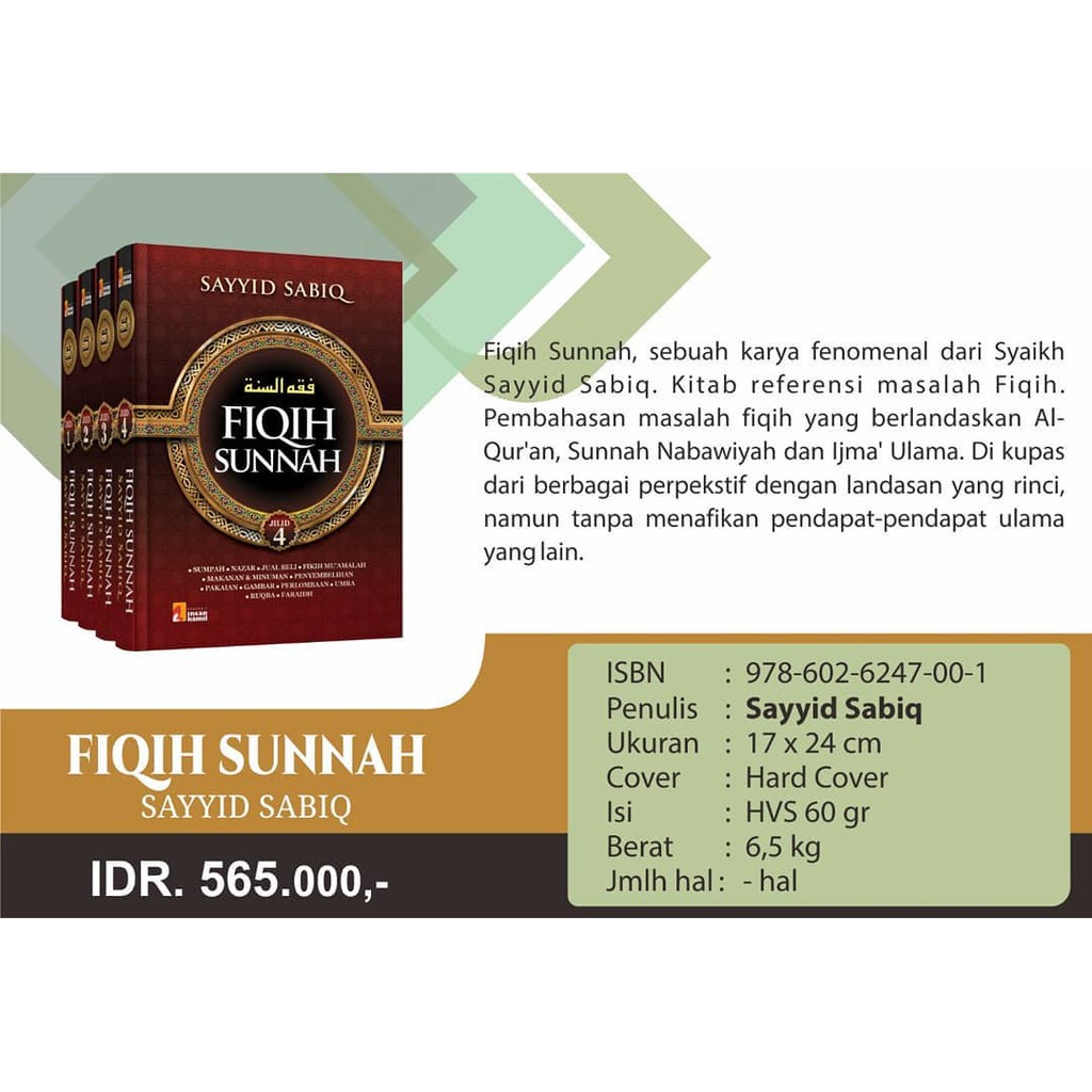 Fiqih Sunnah Sayyid Sabiq