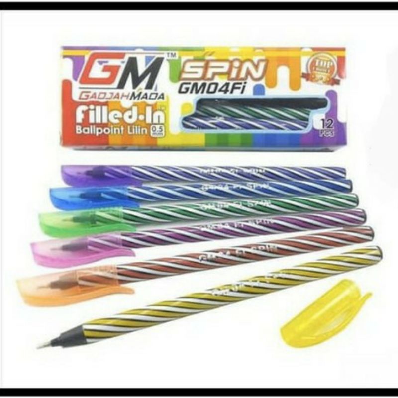 

Bolpoin Lilin Pulpen Ulir Warna Warni