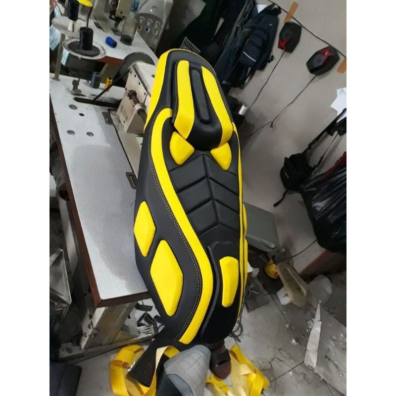 JOK Motor Vario 125/150 LED Modifikasi-Jok Vario 125/150 LED Model Retro Kulit Mbtech