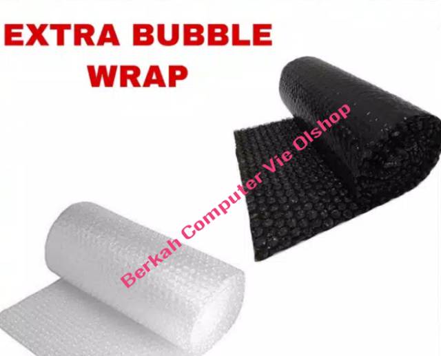 

Buble Wrap Hitam Ekstra Extra Tambahan
