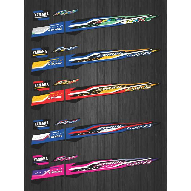 STRIPING STIKER LIST VARIASI VEGA R VEGA LAMA SPARK NANO