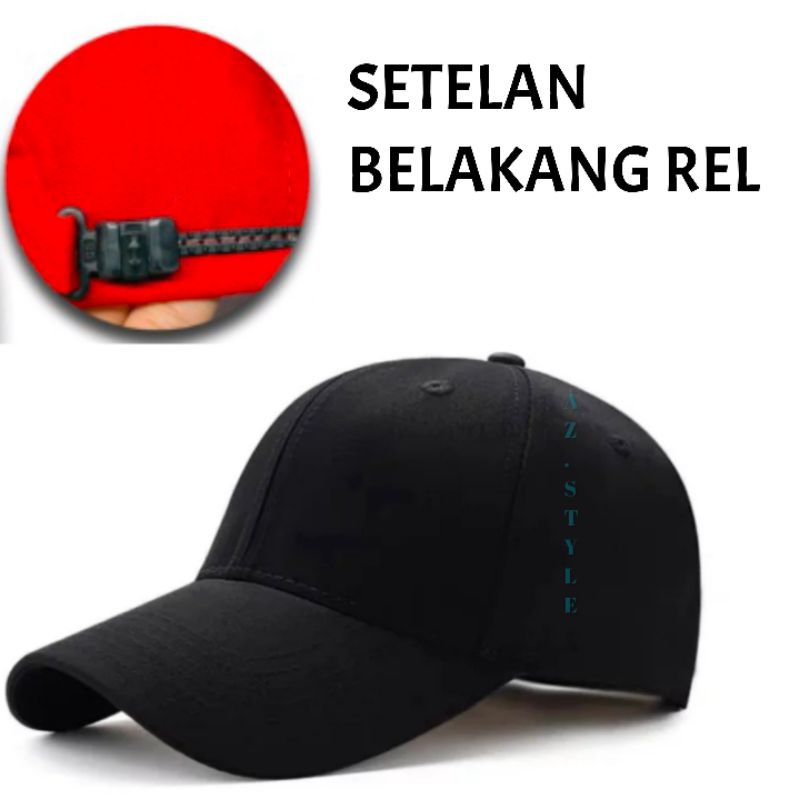 TOPI BASEBALL POLOS / TOPI POLOS KATUN PREMIUM / TOPI POLOS