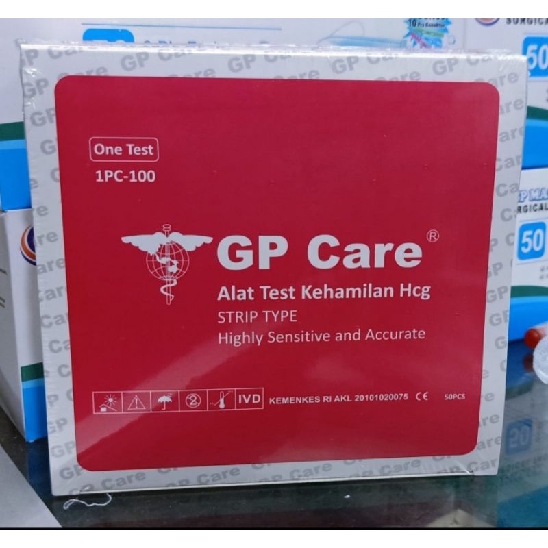 test pack GP care strip / hcg GP care 50 strip