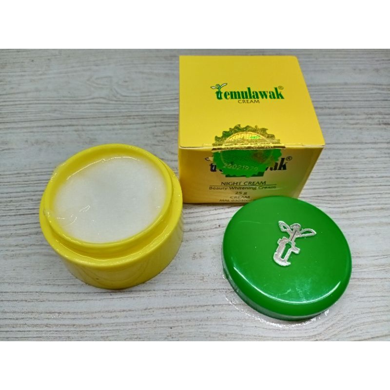 Temulawak Cream Malam Original | Pemutih Kulit wajah Herbal