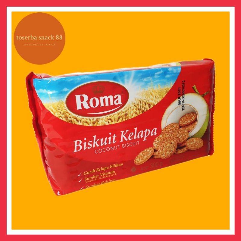 

ROMA Biscuit Kelapa/Biskuit (300 gram)