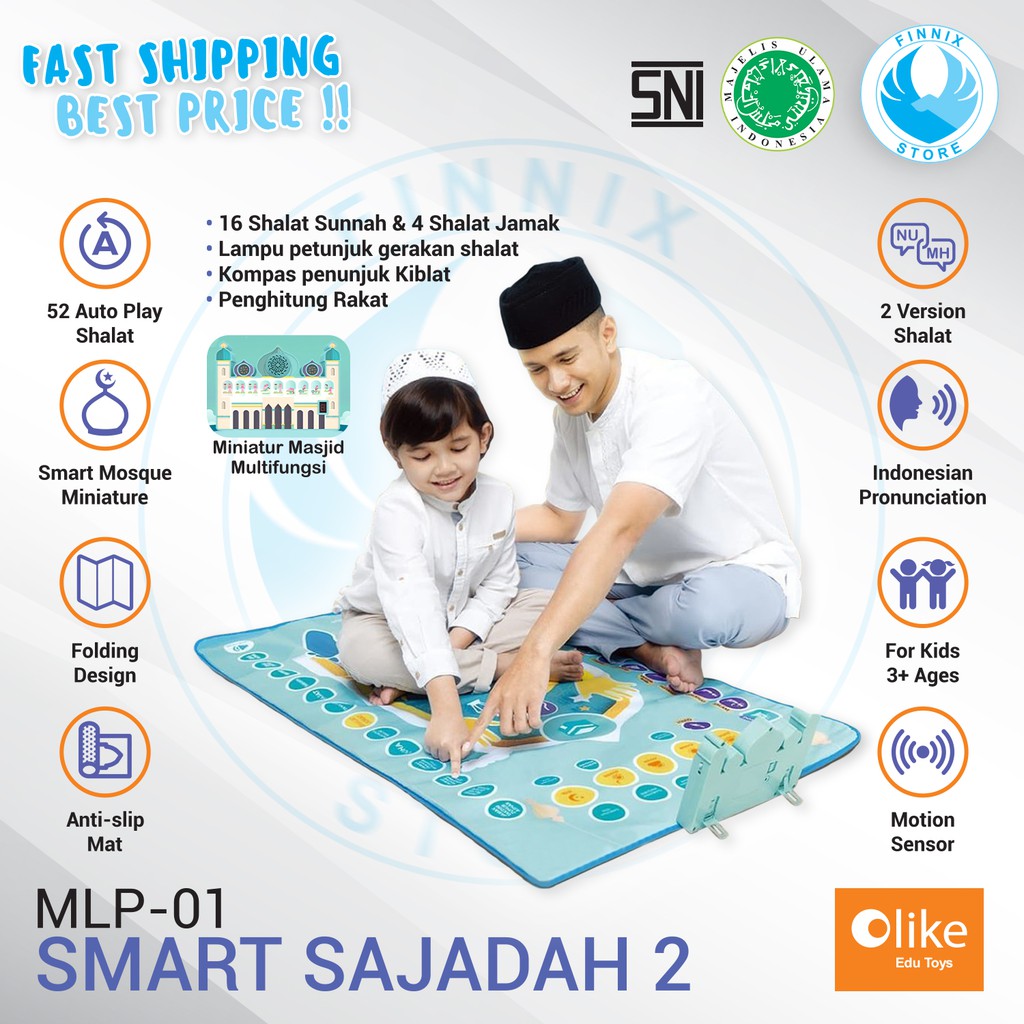 OLIKE Smart Sajadah 2 - Sajadah Anak - Garansi Resmi