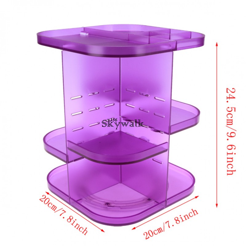 TBI TURN COSMETIC ROTATING STORAGE ORGANIZER 360- TEMPAT KOSMETIK BERPUTAR