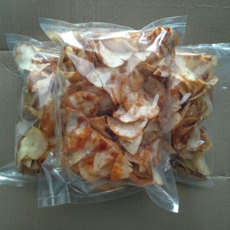

KERIPIK SINGKONG PEDAS MANIS 300 GRM