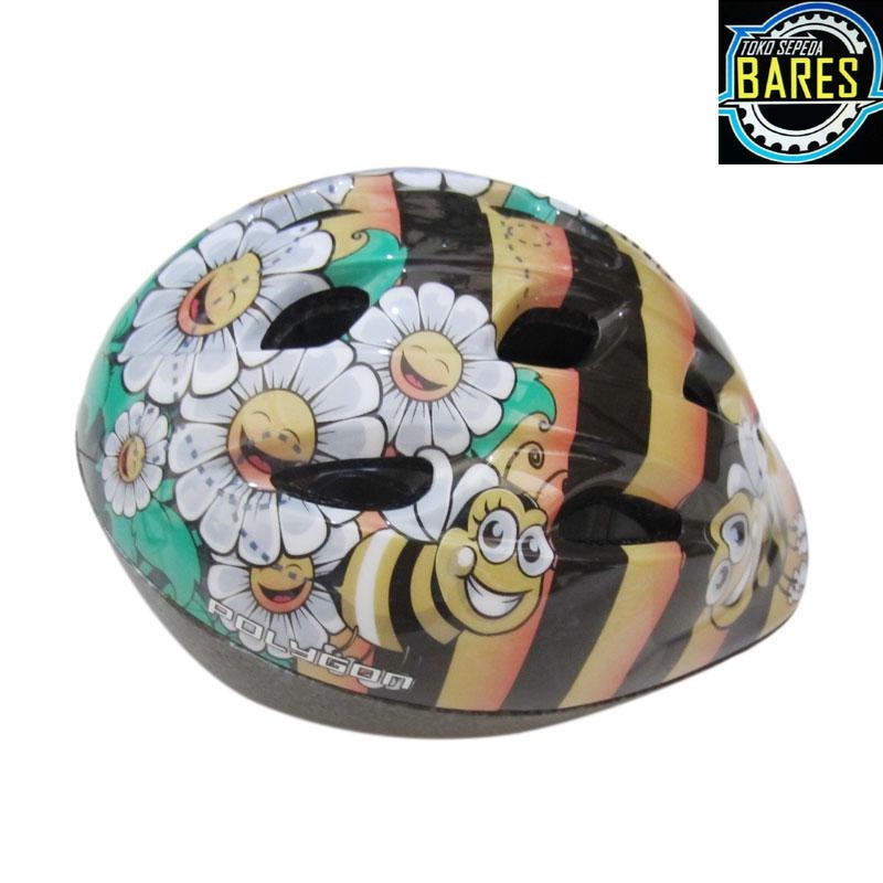 Helm Sepeda Anak Polygon Aero / Joie / Bee Yellow YJ-6