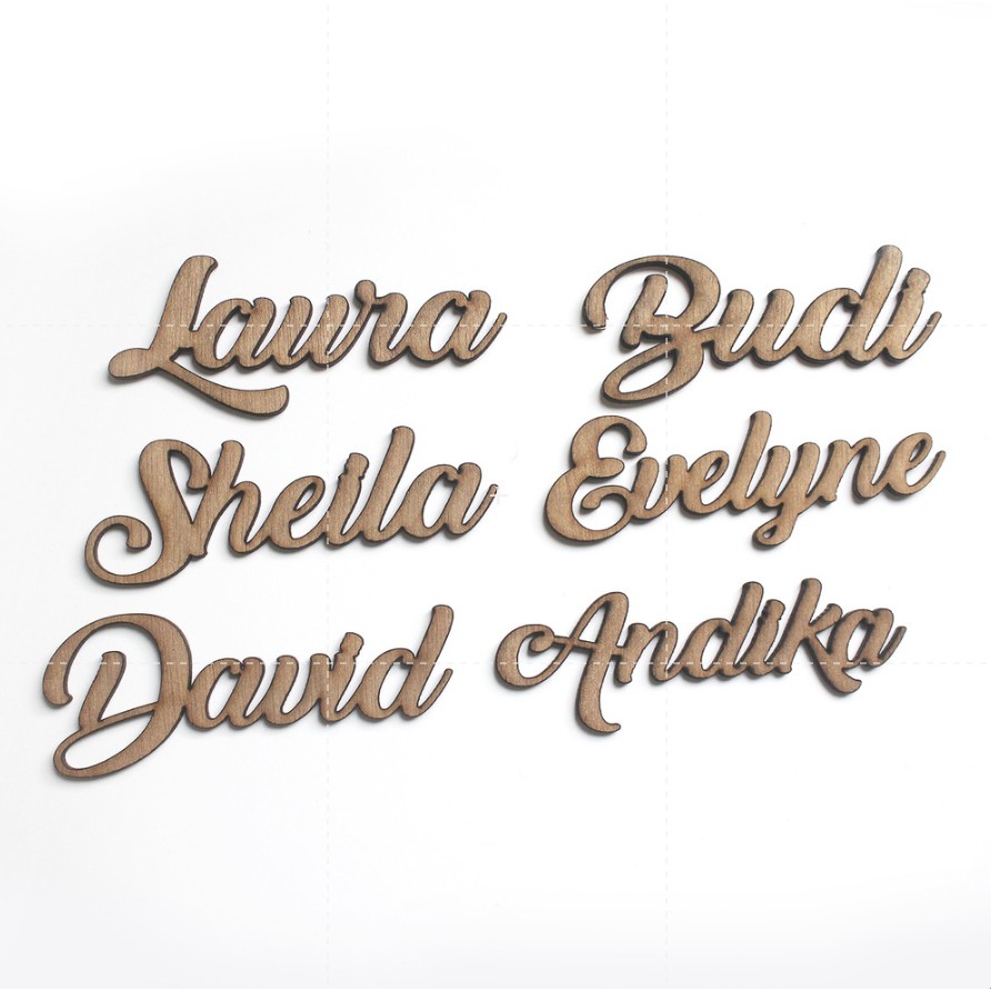 

Wooden Name / Place Card / Wooden Tag / Name Plate