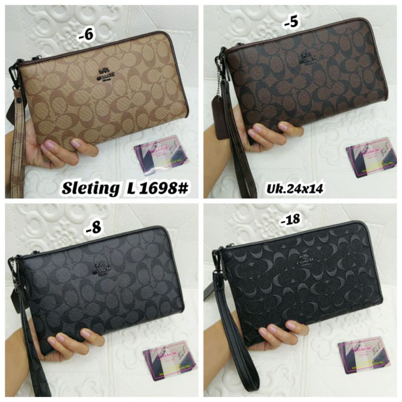 Handbag Seleting L Wanita Import / Cluthbag Banyak Slot Card