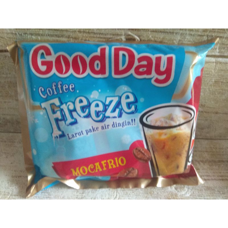 

Good day freeze mocafrio renceng 30gr x 10 pcs
