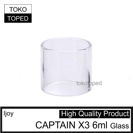 Ijoy CAPTAIN X3 RTA 6ml Replacement Glass | 324w box mod starter kit