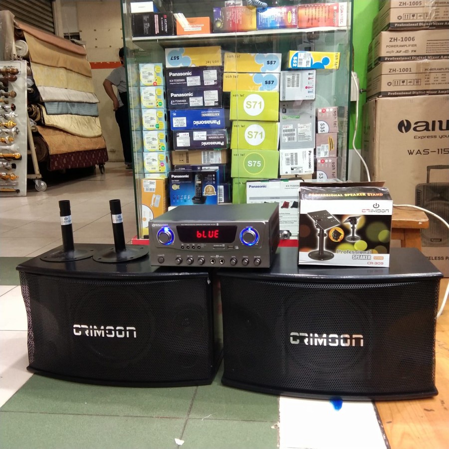 PAKET SOUND SYSTEM KARAOKE CRIMSON CR 303 free bracket bluetooth paket lain cek dikolom variasi