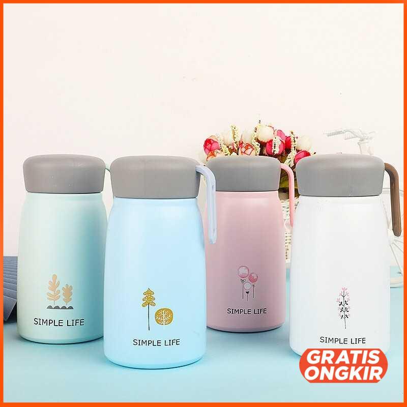 Botol Minum Thermos Anak Lucu Stainless BPA Free 380ML - XJX1304