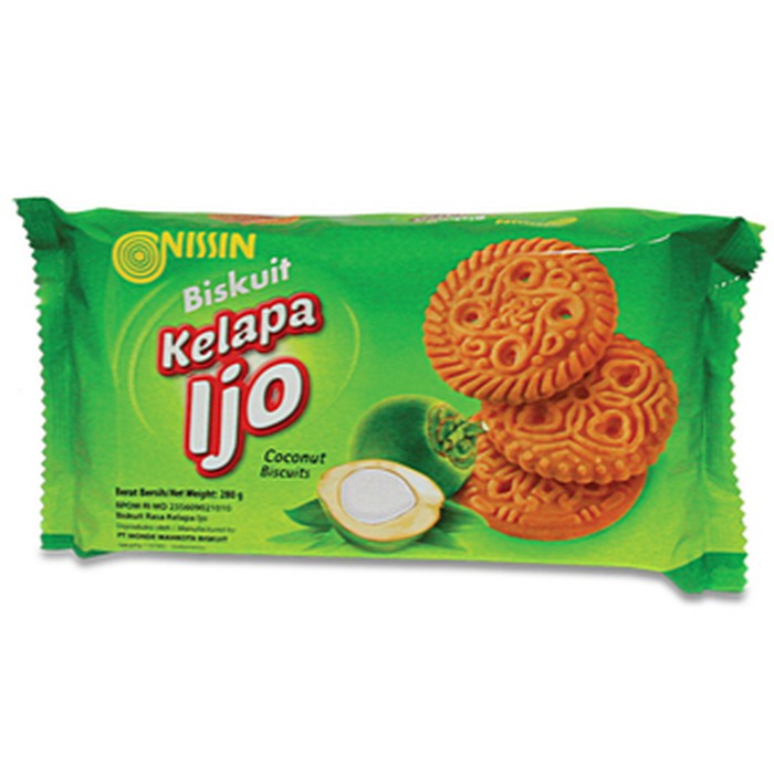 

NISSIN BISKUIT KELAPA IJO 30PAK 280GR