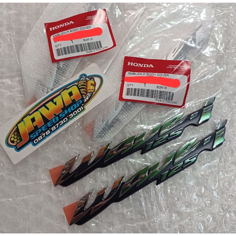 Emblem Wave 125i Supra 125 Karisma 125 original honda thailand