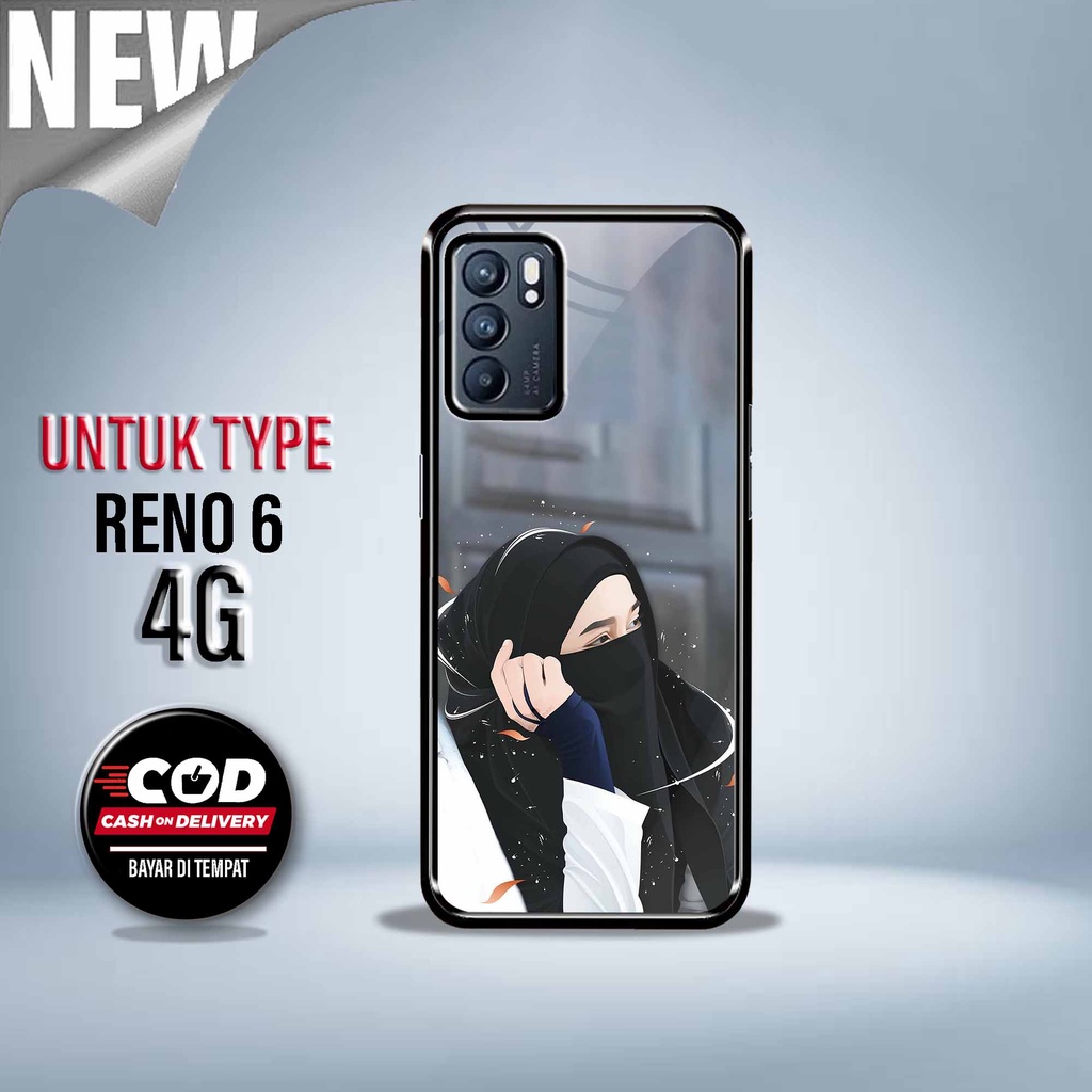 Sukses Case Glossy Oppo Reno 6 4G - Hardcase Terbaru Oppo Reno 6 4G - Case Fashion Oppo Reno 6 4G - 