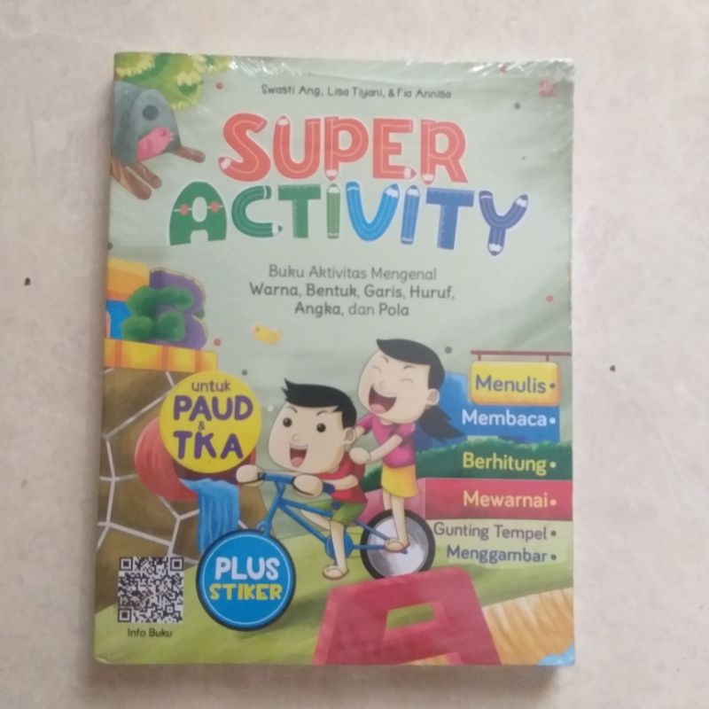 Jual SUPER ACTIVITY BUKU AKTIVITAS MENGENAL WARNA BENTUK GARIS HURUF ...