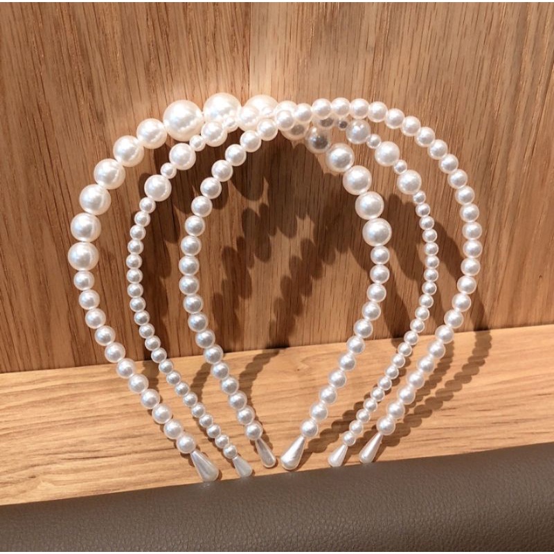 Bando Mutiara / Pearl Headband / Bando Korea premium / bando Fuji