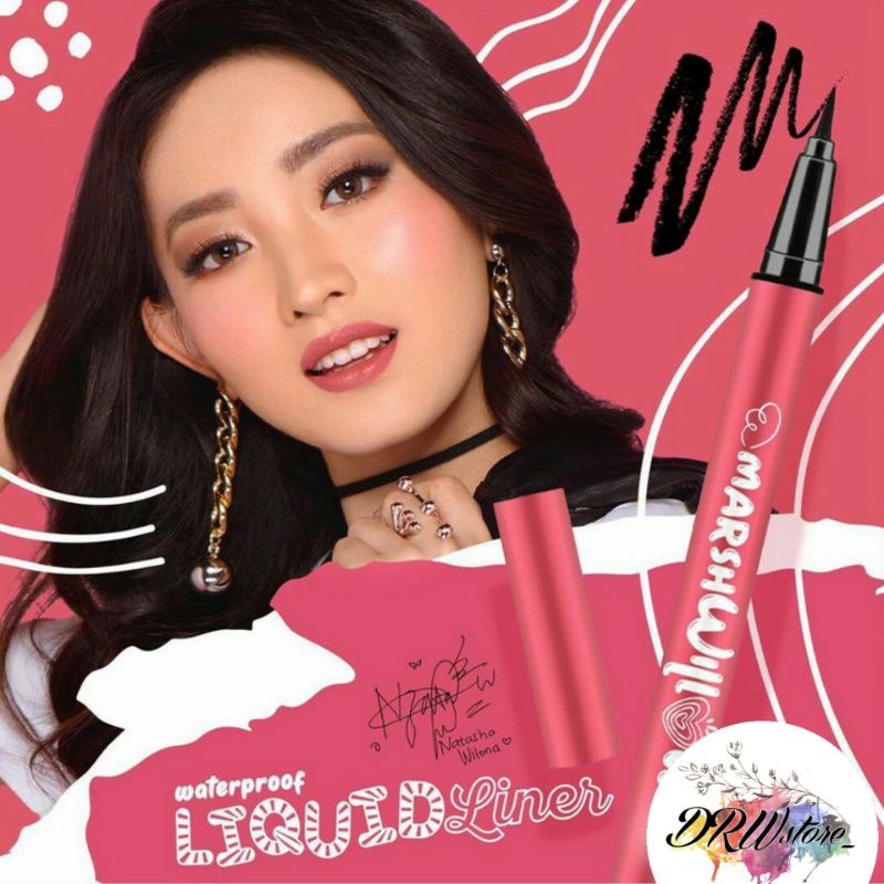 MARSHWILLOW || Liquid Liner Waterproof Black Forest Eyeliner