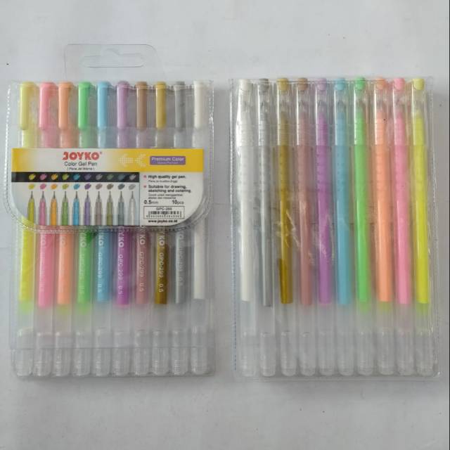 

Pulpen Gel Warna Premium Joyko GPC-299