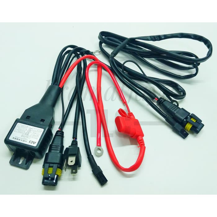 AES KABEL RELAY SET HID MOBIL - LAMPU MOBIL - AKSESORIS EKSTERIOR MOBIL