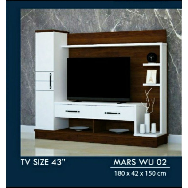 RAK TV MINIMALIS/RAK TV PAJANGAN WALL UNIT