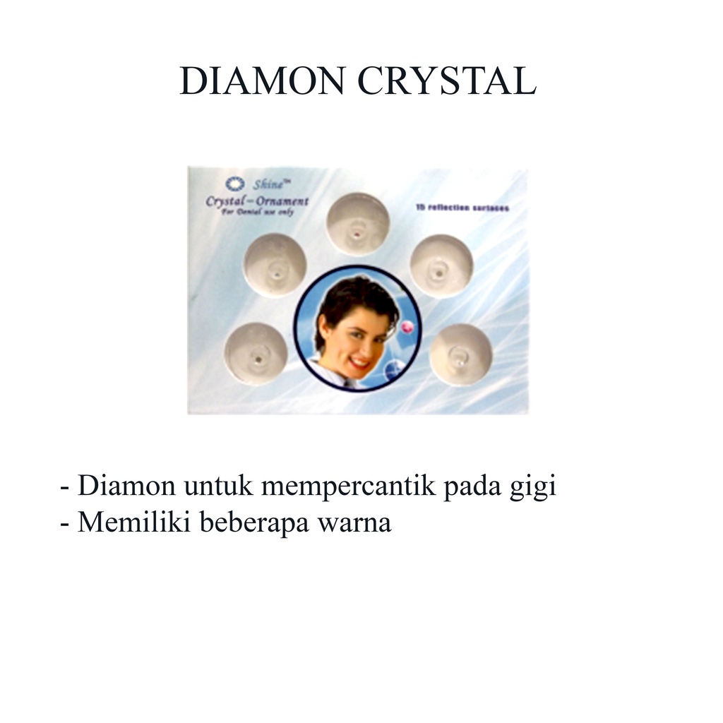 Jual DIAMOND CRYSTAL ISI 5 PERMATA GIGI | Shopee Indonesia