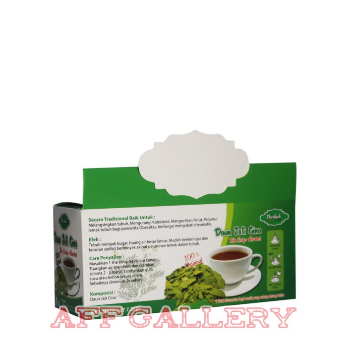 

B062 Teh Celup Herbal Daun Jati Cina Berkah | Teh Pelangsing g054S