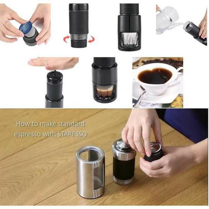 Manual Espresso Coffee Maker Concentrate 15 bar / Pembuat Espresso / Espresso Maker / Alat Kopi