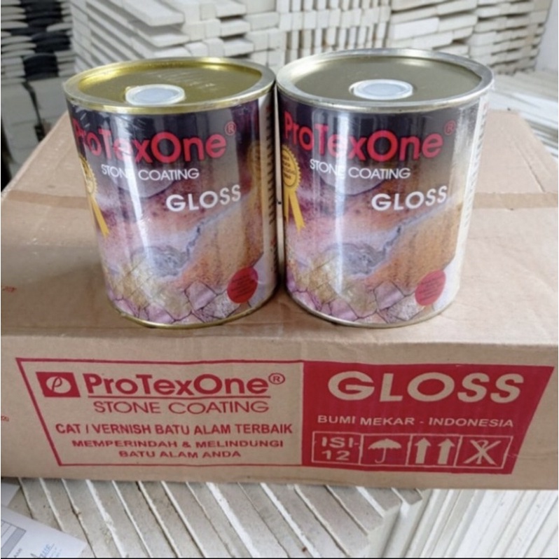 Coating koting batu alam Gloss / cat batu alam / vernish