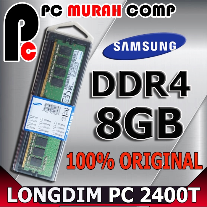 RAM memory lomgdim DDR4 8GB PC19200 2400Mhz RAM PC4 KOMPUTER DDR4 8GB