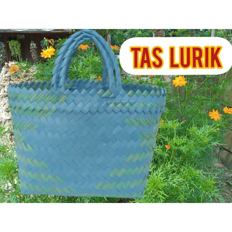 Tas Anyaman Plastik Lurik Kecil   Tas plastik Murah Tas Pasar Plastik, Tas Hampers Plastik