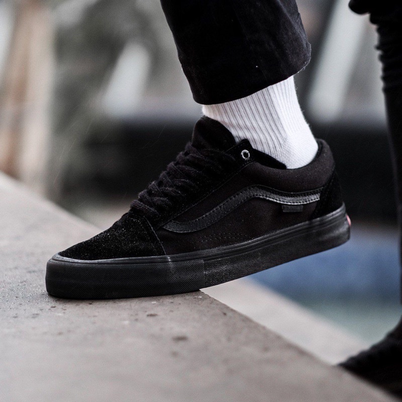 VANS OLDSKOOL PRO BLACK/OUT ORIGINAL 100%