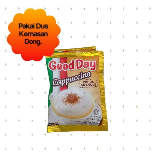 

Good Day Cappucino 25 gr - Renceng isi 10 Sachet