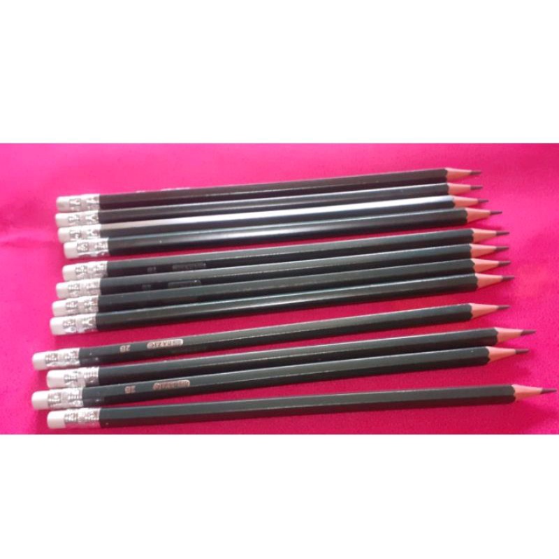 

pensil 2B bazic,pensil serut dengan penghapus 1pack 12 pcs TERMURAH