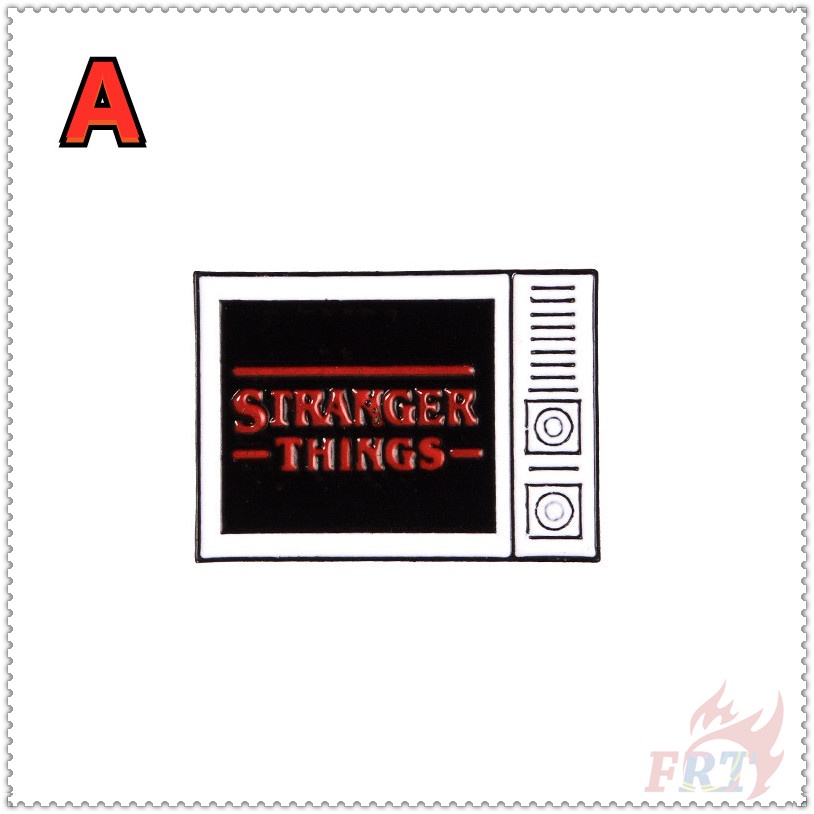 1pc Bros Pin Enamel Desain Serial Tv Stranger Things-A
