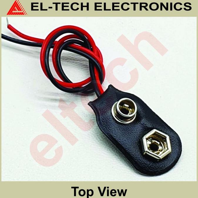 9V Battery Baterai Batre Holder Pemegang Clip Klip elt3ch Murah