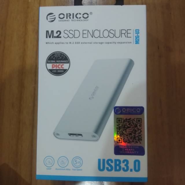 Orico M2G-U3 Casing SSD M.2 NGFF USB3.0 to Micro B