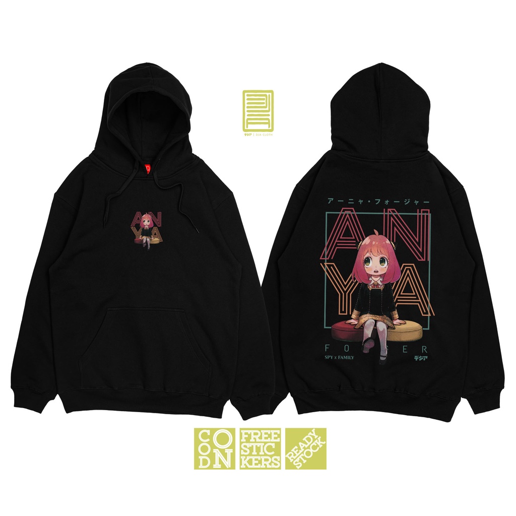 HOODIE ANYA FORGER SPY X FAMILY LOID YOR FORGER FAMILY ANIME MANGA SWEATER DJA CLOTH