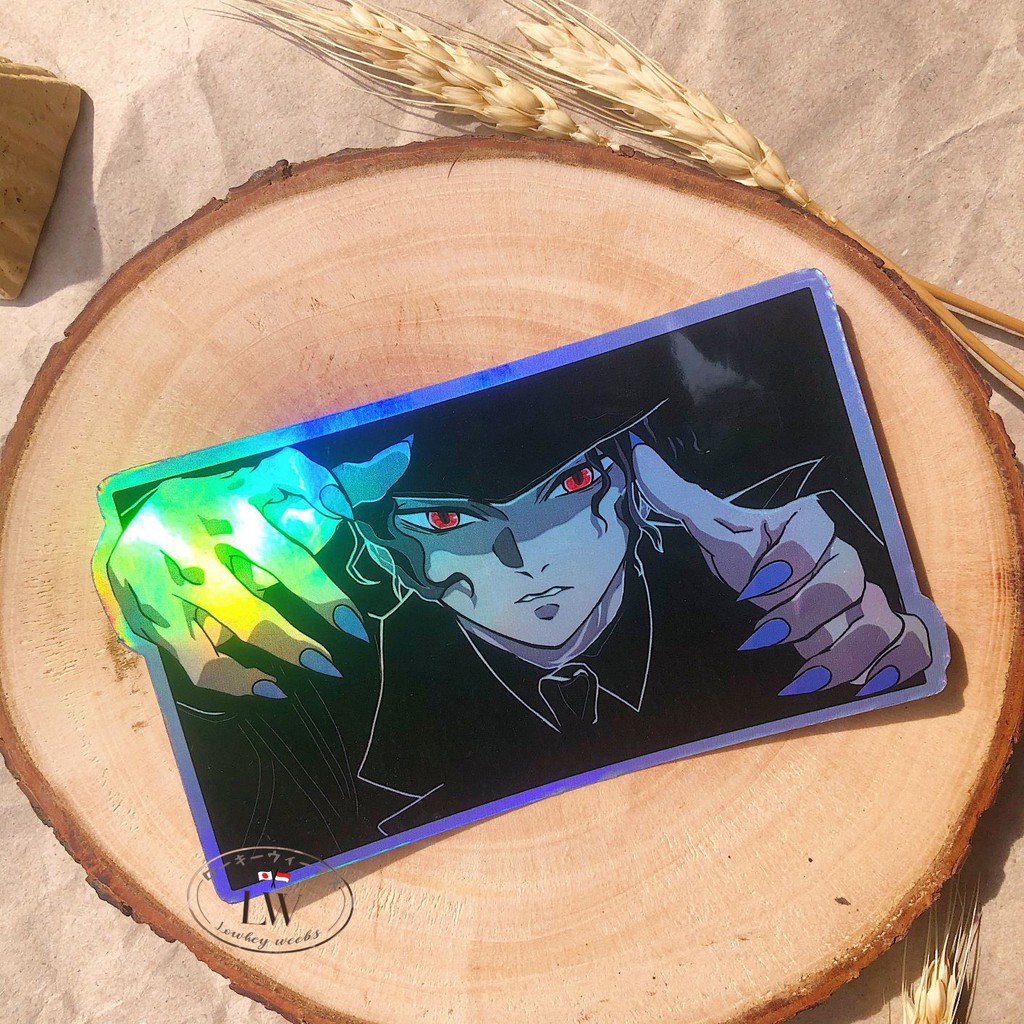 

Kimetsu no Yaiba / Demon Slayer Hologram Sticker Muzan