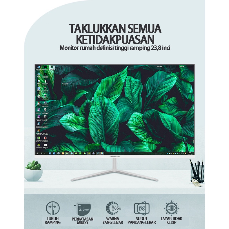 24-inci 144Hz monitor komputer LCD, desktop kantor, gaming, 1080P, layar tanpa batas dengan resolusi-1
