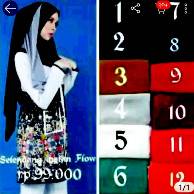 Jilbab instan pasmina instan zoya