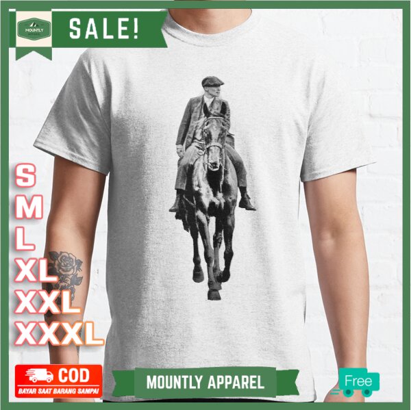Kaos Baju Thomas Shelby charismatic , Peaky Blinders T-Shirt Premium