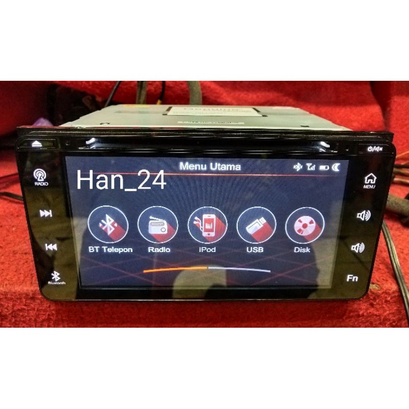 Head unit Double din Tape mobil original Ex Terios 2020