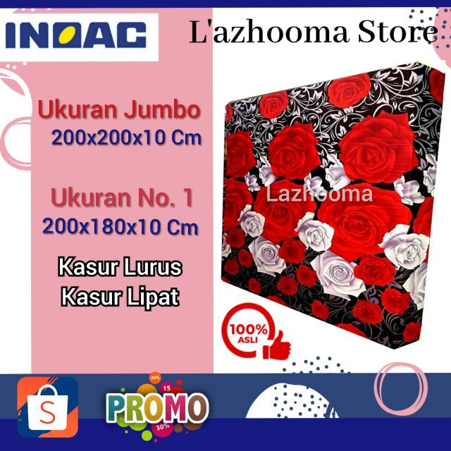 No 1 & Jumbo tebal 10 cm Inoac Kasur Busa Asli