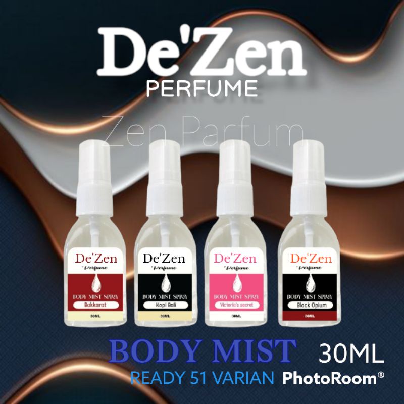 BODY MIST De'Zen 30ML PARFUM PRIA WANITA KWALITAS TERBAIK TERMURAH