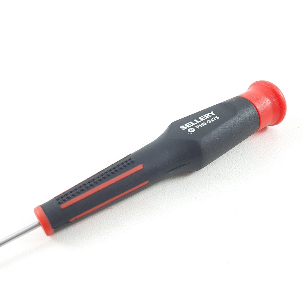 Obeng Plus Ph0 -3 x 75 Sellery 11-930 Diameter 2mm Panjang Besi 75mm Magnet Gagang Karet